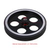 CNBTR 300mmx6mm Aluminum Industrial Encoder Wheel Meter Wheel for Rotary