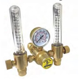 Profax DFM1430-580 - Dual Argon Flowmeter, Pack of (1)