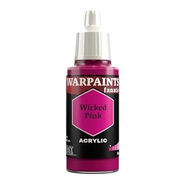 The Army Painter Pinks & Purples Warpaints Fanatic 18ml Acrylic Paints (Wicked Pink)