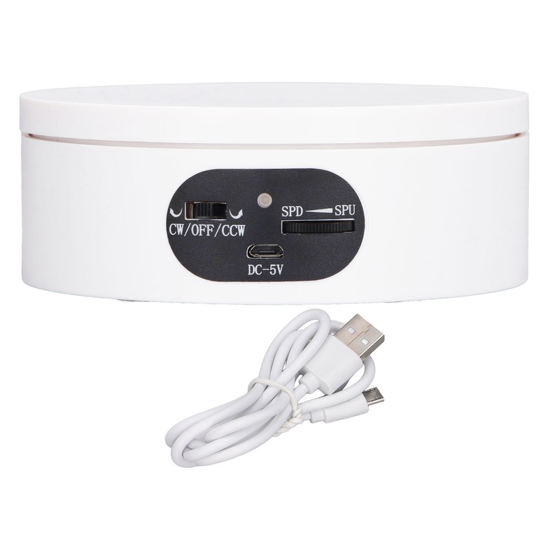 Rotating Display Stand 5.5lb Load Capacity 360 Degree Photography Turntable