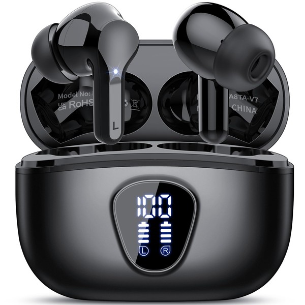 Bluetooth Headphones, Wireless Bluetooth 5.4 In Ear, 4 ENC Noise