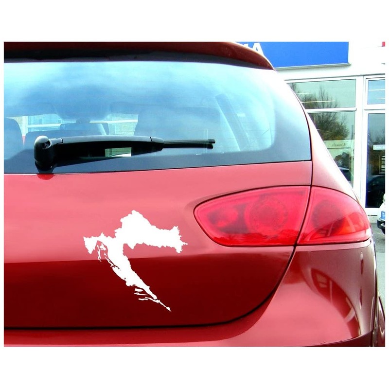 Samunshi® Croatia Sticker in 7 Sizes and 25 Colours (10