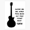 Slash Famous Quote Minimalist Design Bumper Sticker Vinyl Decal 5"