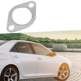 A ABSOPRO 2.1'' Inner Dia 2 Bolts Car Exhaust Muffler Downpipe Exhaust Gasket