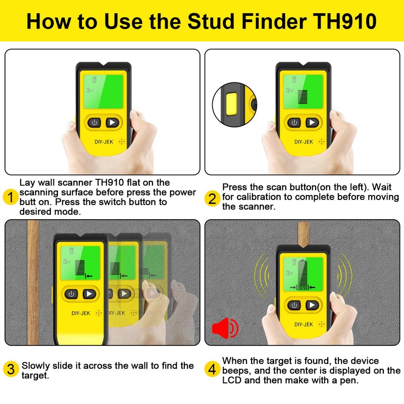 Stud Finder Sensor Wall Scanner, 5 in 1 Upgraded Electronic