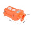 uxcell Hoist Crane Pendant Control Station Push Button Switch Up