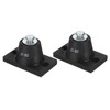 PATIKIL Rubber Vibration Isolator Mounting Bracket 60kg / 132lb Load