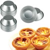Weilan 25 Pcs Mini Tiny Pie Muffin Cupcake Pans Tin