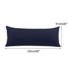 PiccoCasa 1800 Series 1800 Long Pillow Case with Zip Microfibre