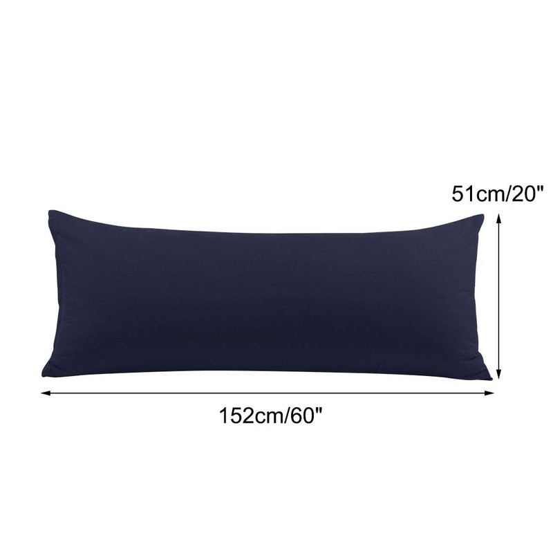 PiccoCasa 1800 Series 1800 Long Pillow Case with Zip Microfibre
