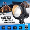 SUNVIE 40W Spot Lights Outdoor 120V LED Plug in Spotlight