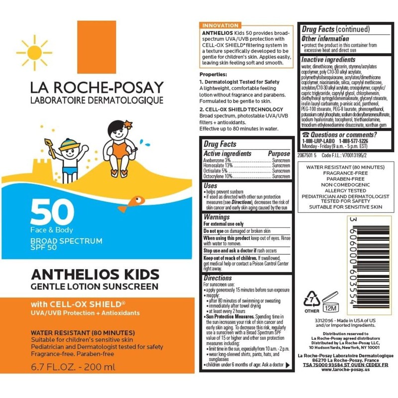 Crema Solar La Roche-Posay Anthelios Kids SPF 50 80 ml