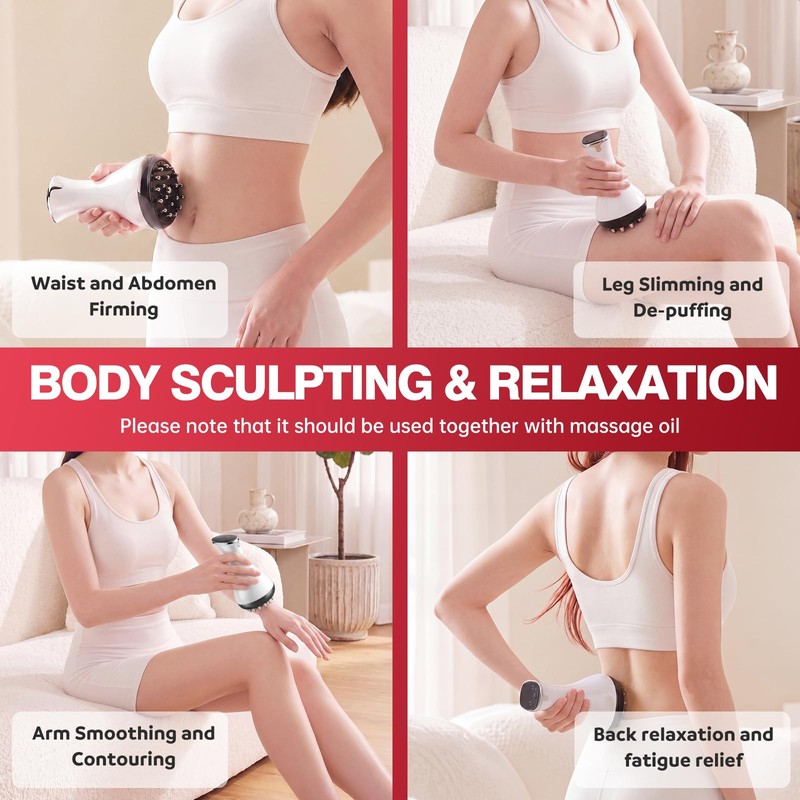 Yincook Lymphatic Drainage Massager & Anti Cellulite Massage Tool