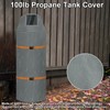 100lb Propane Tank Cover,600D Heavy Duty Waterproof Double Layer Oxford