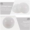Operitacx Bingo Balls, 40mm Hollow Raffle Balls, Mini Plastic Ball