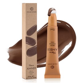 Color Nymph Liquid Makeup Contour, Bronzer Liquid Wand Hydrating Formula Bronzer Stick For Face Sculpt Makeup Bronzers Fine Texture Natural Blend Long Lasting - Brown Contour Stick
