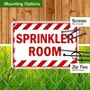 Sprinkler Room Sign, 10x7 Inches, Rust Free .040 Aluminum, Fade