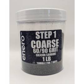 Enero Rock Tumbler Grit Kit 4-Step | 3 lbs Grit + Ceramic & Polishing Media