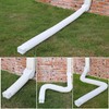 2 Pack Rain Gutter Downspout Extensions, Upgraded Flexible Drain Downspout