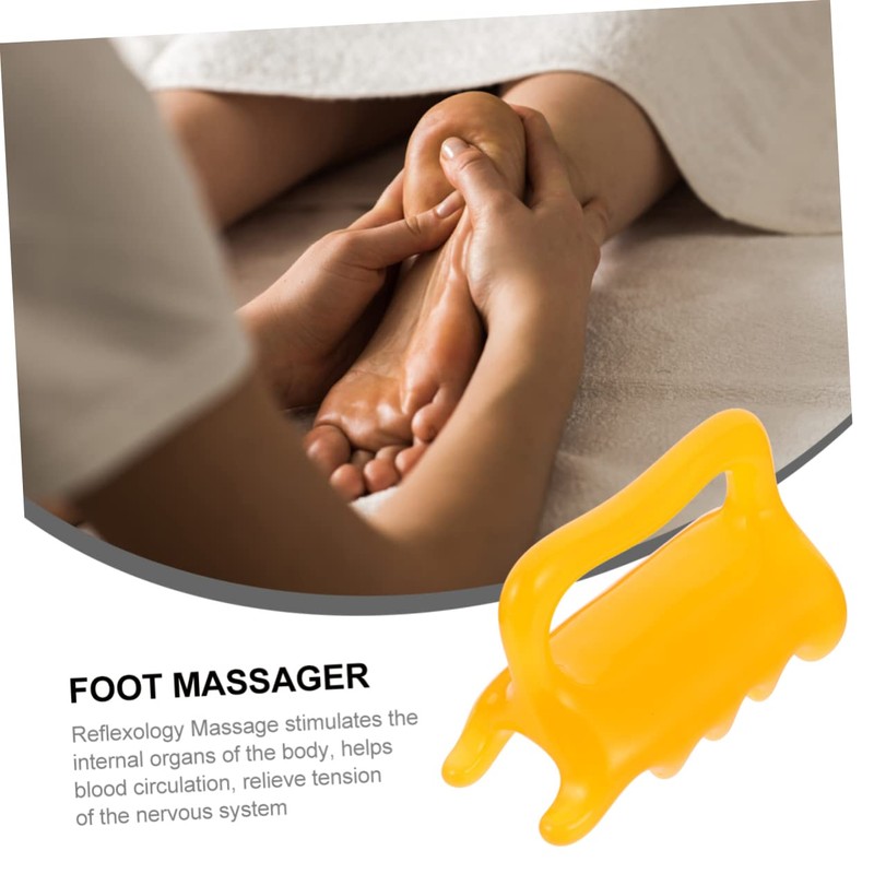 NOLITOY Foot Massager Portable Beeswax Back Heat Regulation Relaxation Random