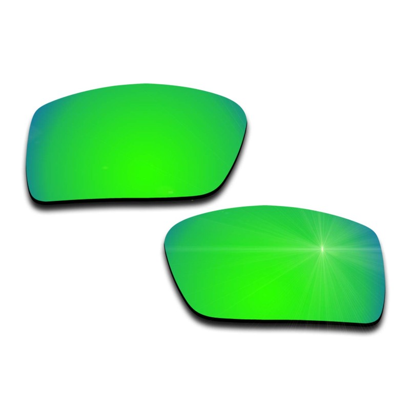Polarized Replacement Lenses for Oakley Gascan - Green Mirrored Coating