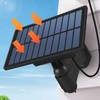 Shed Solar Light,Work Light with 2 Heads | Waterproof Solar