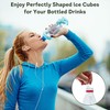 Lily's Home Silicone Ice Cube Tray with Lid Set of