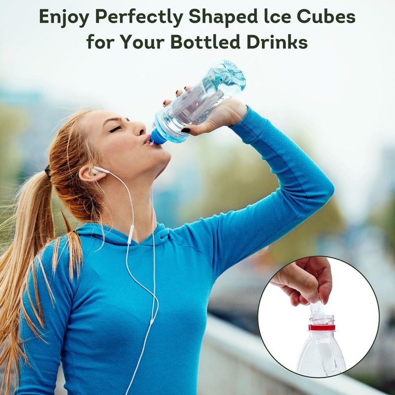 Lily's Home Silicone Ice Cube Tray with Lid Set of