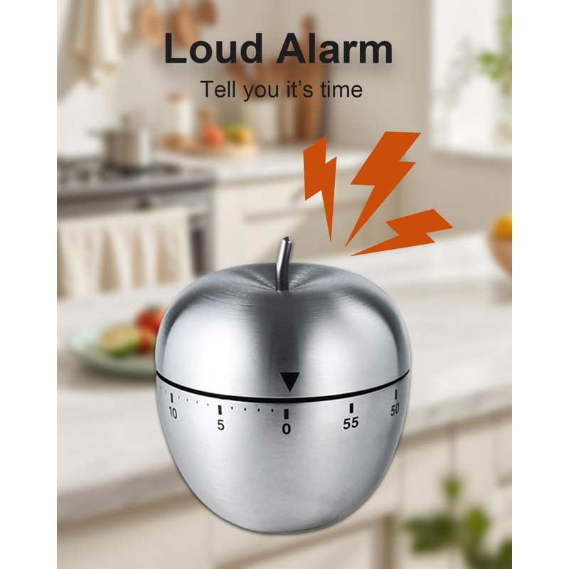 INTRESTIN Kitchen Timer for Cooking, 60 Minutes Mechanical Timer -