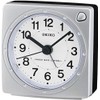 Seiko QHR201S Unisex Analogue Alarm Clock Plastic White