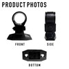 Kouei Kasei KFBS24-1405 Resin Pipe Clamp with T-shaped Bracket, 1.3