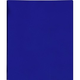 Lion 2-Pocket Plastic Folder with Fasteners, Dark Blue, Pack of 4 (92310-BL-4P)