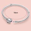 ZHUOMOT Charm Bracelet 925 Silver Women's Bracelets Moments Series Snake