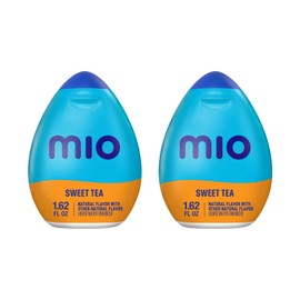 MiO Liquid Water Enhancer - makes 24 servings + Vitamins, 1.62 oz each, (Sweet Tea, Pack of 2)
