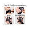 2 Pack Finger Strength trainer- Adjustable Resistance From 13 to