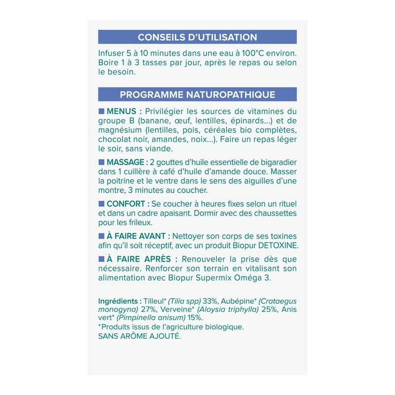 BIOPUR Relaxing Sleep Infusion