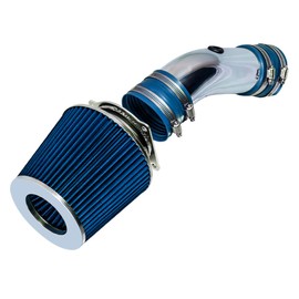 Rtunes Racing Short Ram Air Intake Kit + Filter Combo BLUE Compatible For 92-95 Ford Crown Victoria / 92-95 Lincoln Town Car / 92-95 Grand Marquis V8