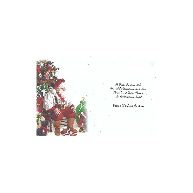 Jonny Javelin Merry Christmas Wishes To You Card Santa