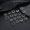 Acruccen 46 Pcs Toe Rings for Women Adjustable Vintage Bohemian