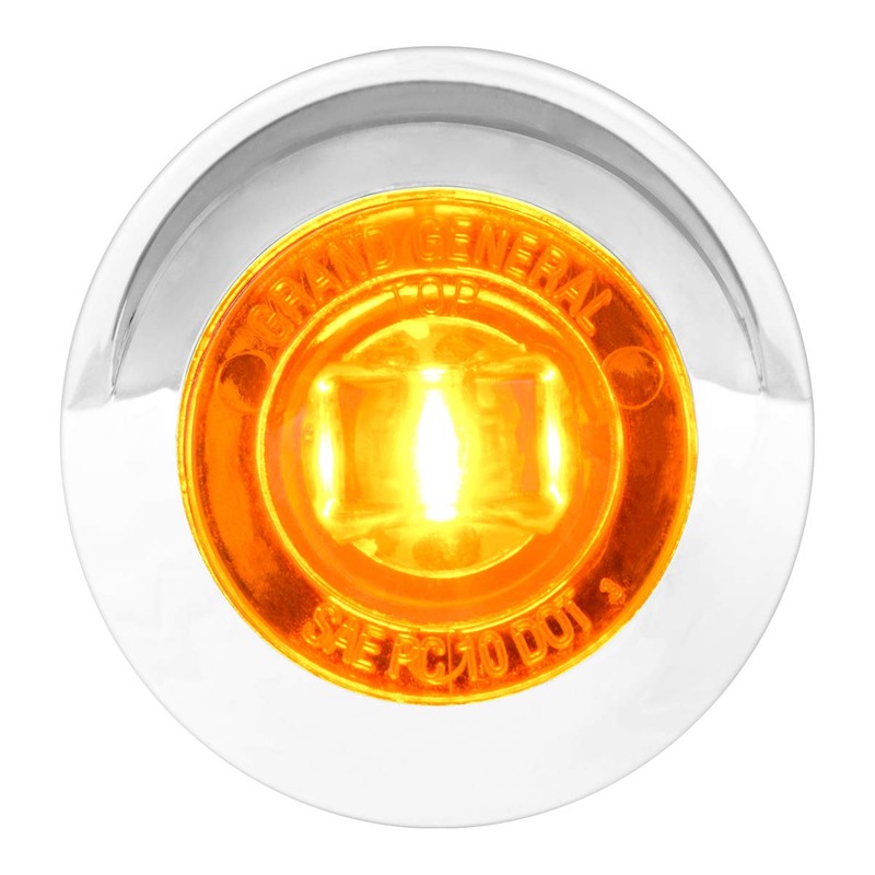 GG Grand General 75250 Amber/Amber LED Light (1" Mini 1