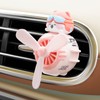 Car Air Fresheners Cute Pilot Cat Car Diffuser Rotating Propeller