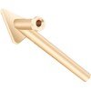 Gold Plastic Welder Soldering Iron Tips Triangular Copper Soldering Iron