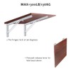 Folding Shelf Brackets 2 Pack,Heavy Duty Triangle Shelf Bracket for