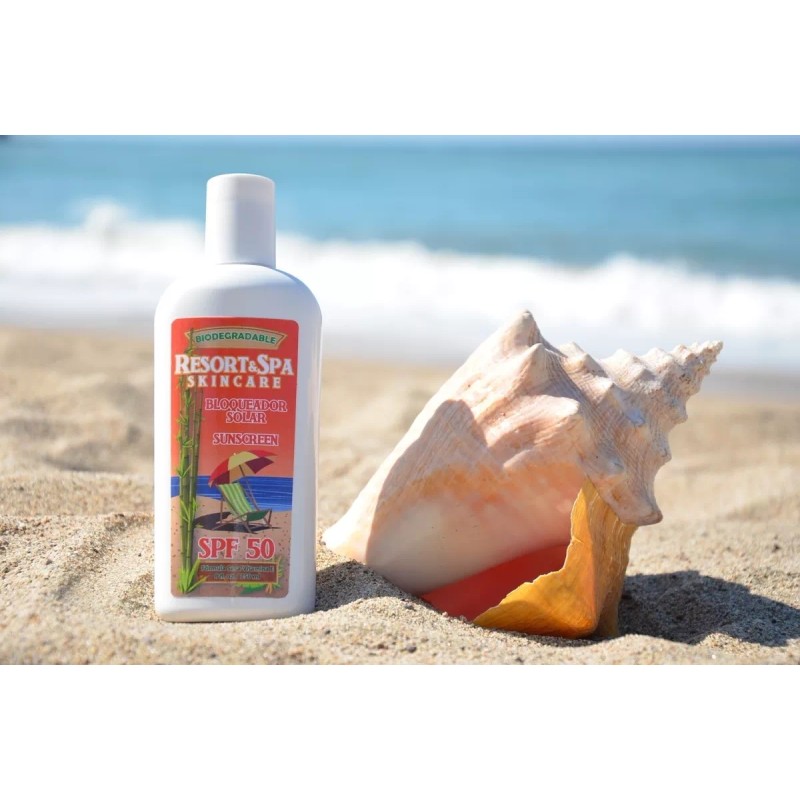Resort and Spa Skin Care 2 Bloqueadores Solares 100% Biodegradables