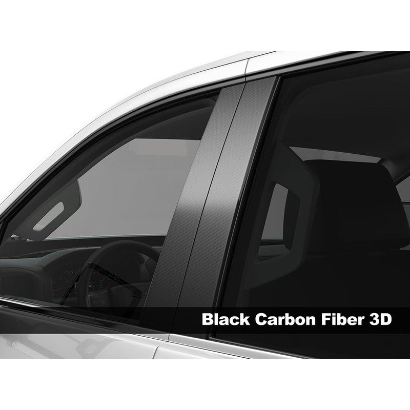 Rvinyl Pillar Post Pre Cut Window Trim Kits in Carbon