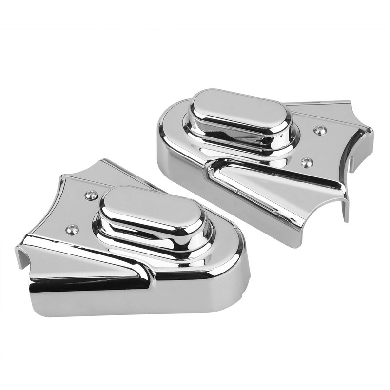 XMMT Chrome Rear Axle Phantom Covers for Harley Softail Standard