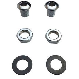 ROSS Drumheads Air Vent for Drums - ROSS Percussion (2 Pack - Chrome)