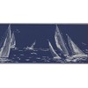 Wallpaper Border Yacht Blue Classic 15' x 9.125" HU6130B