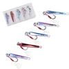 OHF Lure Set, Metal Jig, Jigging Set, 4g 5PCS Set