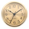 PATIKIL 3.5" 90mm Quartz Clock Insert, Round Quartz Movement Miniature